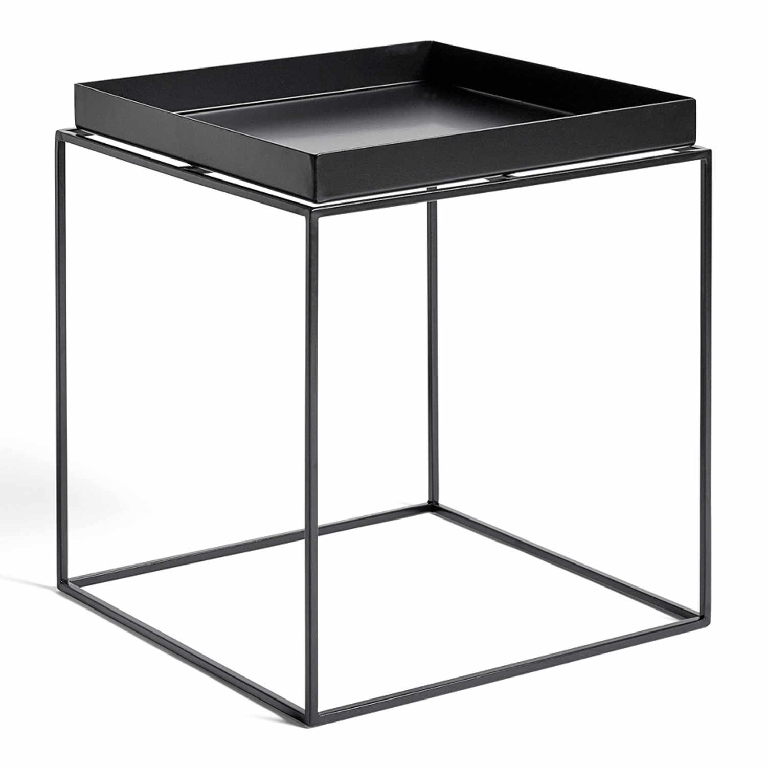 Tray Table M Beistelltisch, Farbe schwarz pulverbeschichtet Tray Table M Beistelltisch, Farbe schwarz pulverbeschichtet von Hay