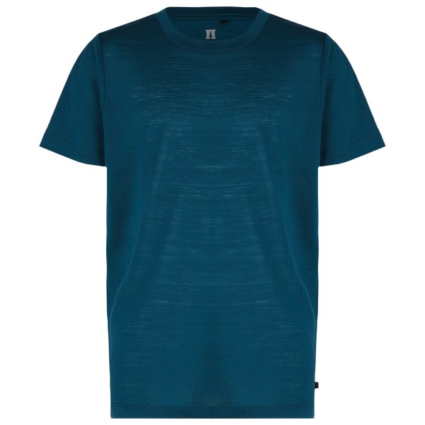 Heber Peak - Kid's MerinoMix150 PineconeHe. T-Shirt - Merinoshirt Gr 128 blau von Heber Peak