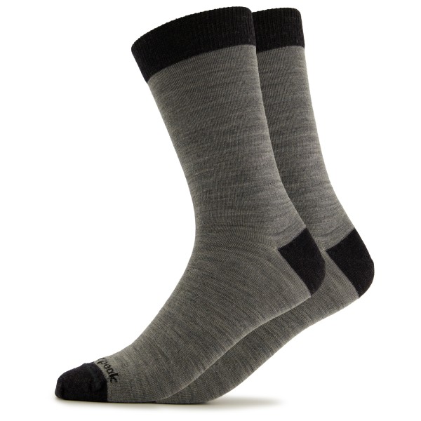 Heber Peak - Merino SylvaHe. Crew 2 Pack - Multifunktionssocken Gr 39-41 grau von Heber Peak