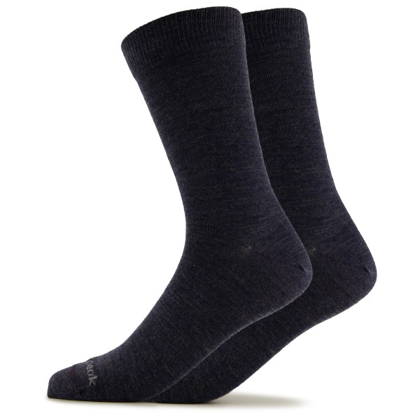 Heber Peak - Merino SylvaHe. Crew 2 Pack - Multifunktionssocken Gr 39-41 schwarz von Heber Peak