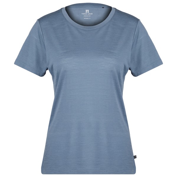 Heber Peak - Women's MerinoMix150 PineconeHe. II T-Shirt - Merinoshirt Gr L grau von Heber Peak