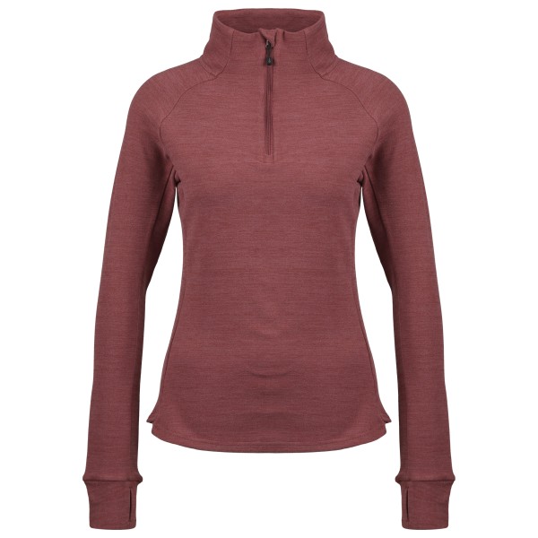 Heber Peak - Women's TimberHe. Fleece Half Zip - Fleecepullover Gr 3XL;L;M;S;XL;XS;XXL grau;rot von Heber Peak
