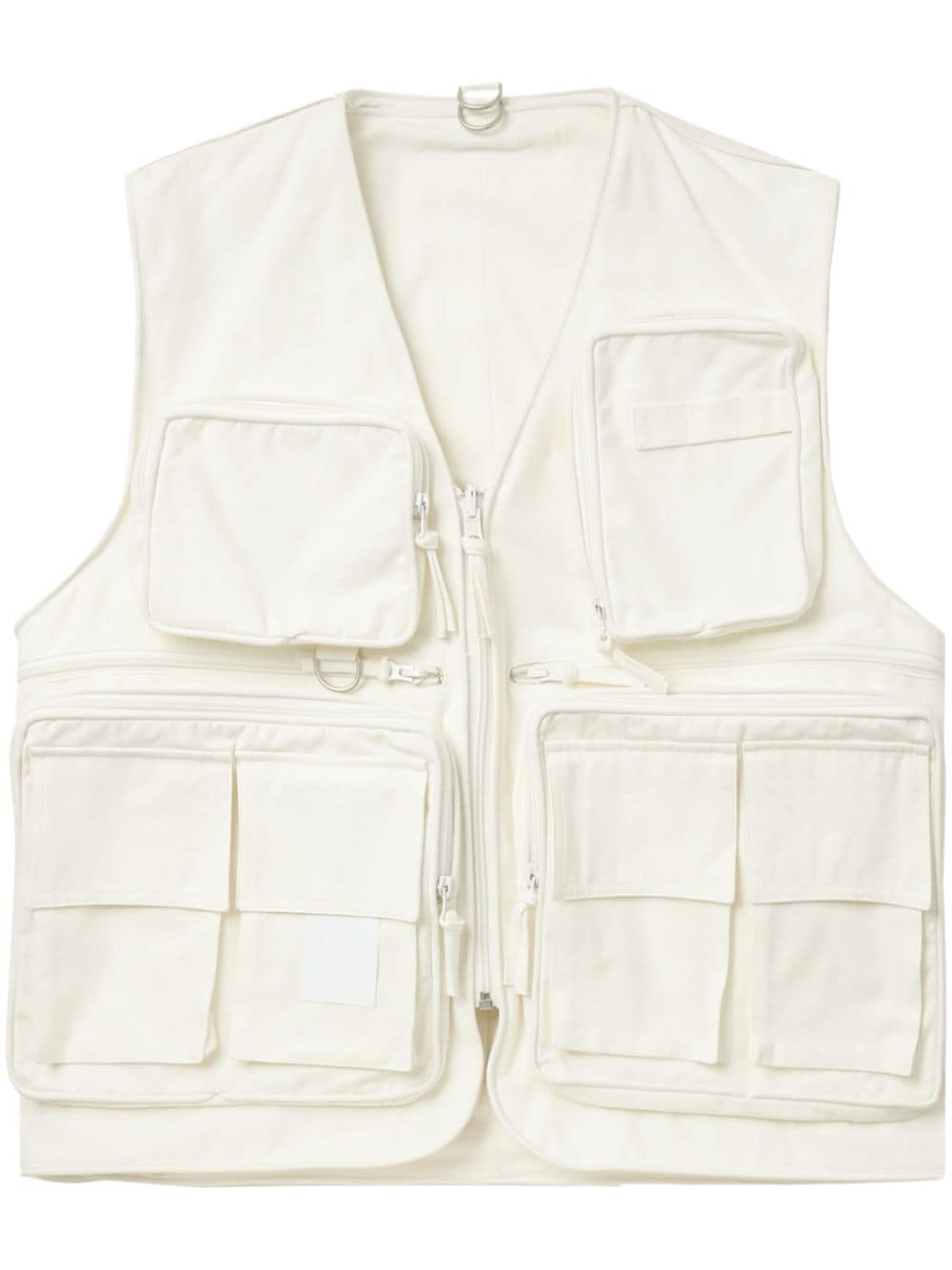 Hed Mayner multi pocket vest - White von Hed Mayner