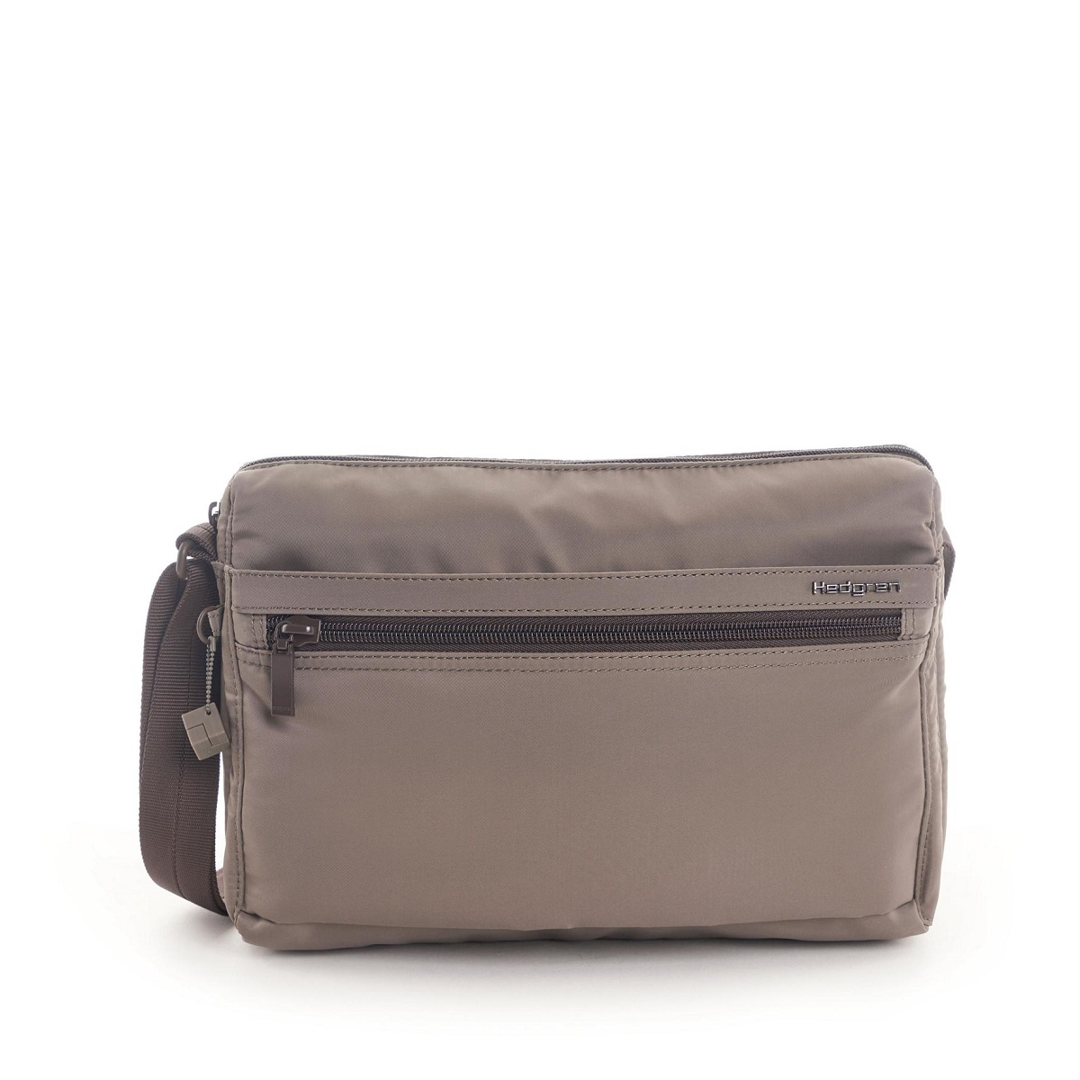 Eye Medium Shoulder Bag RFID in Sepia Brown von Hedgren