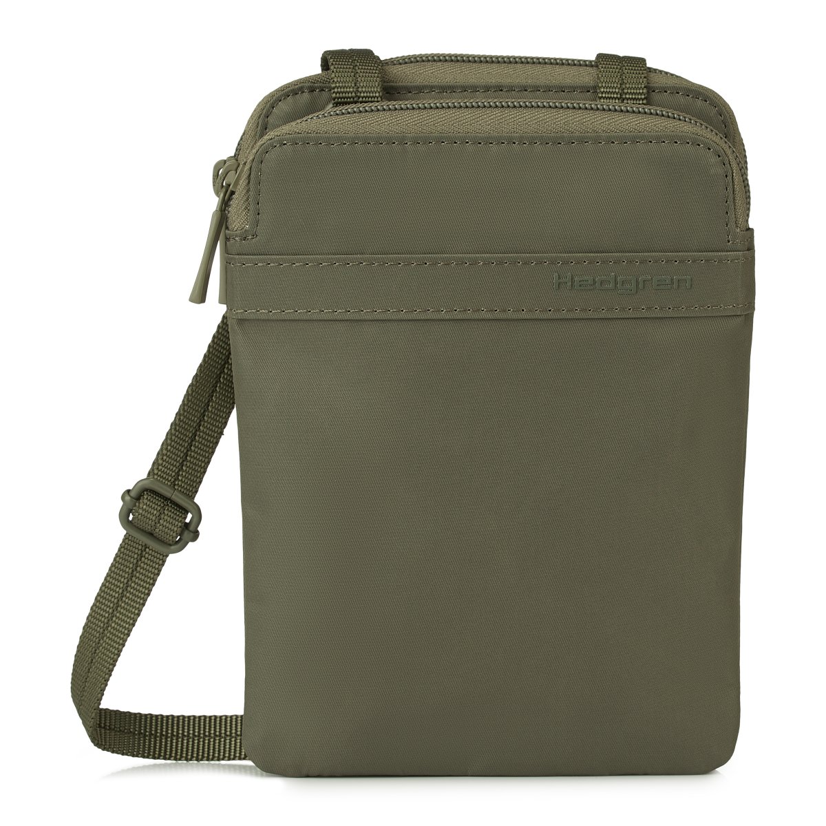 Rupee RFID Passport Holder in Olive Night von Hedgren