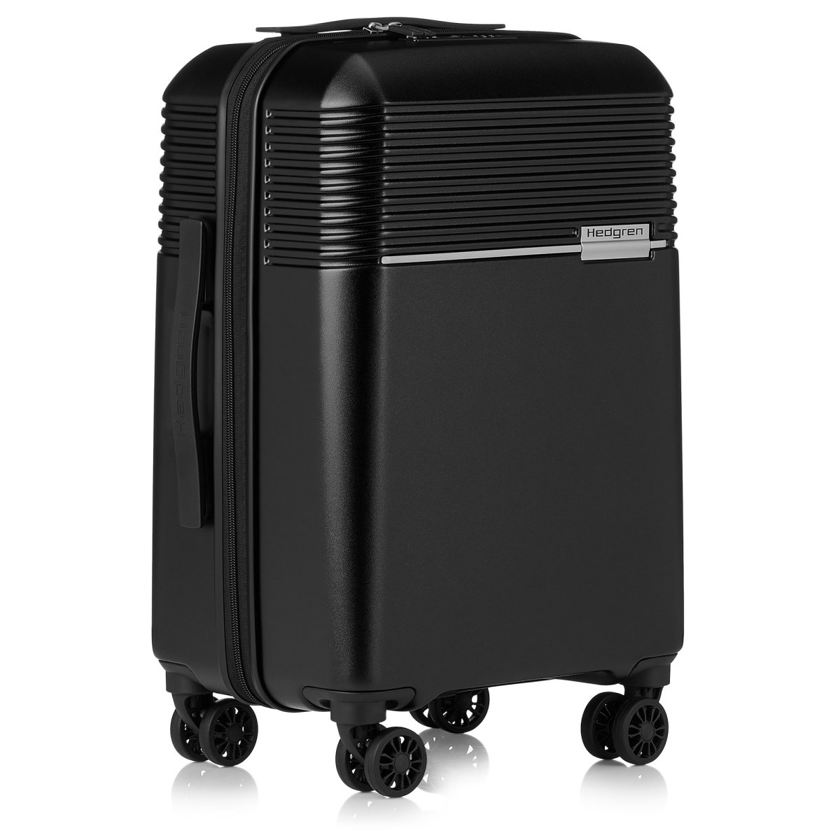 Stripe S - Spinner Carry On 55cm Schwarz von Hedgren