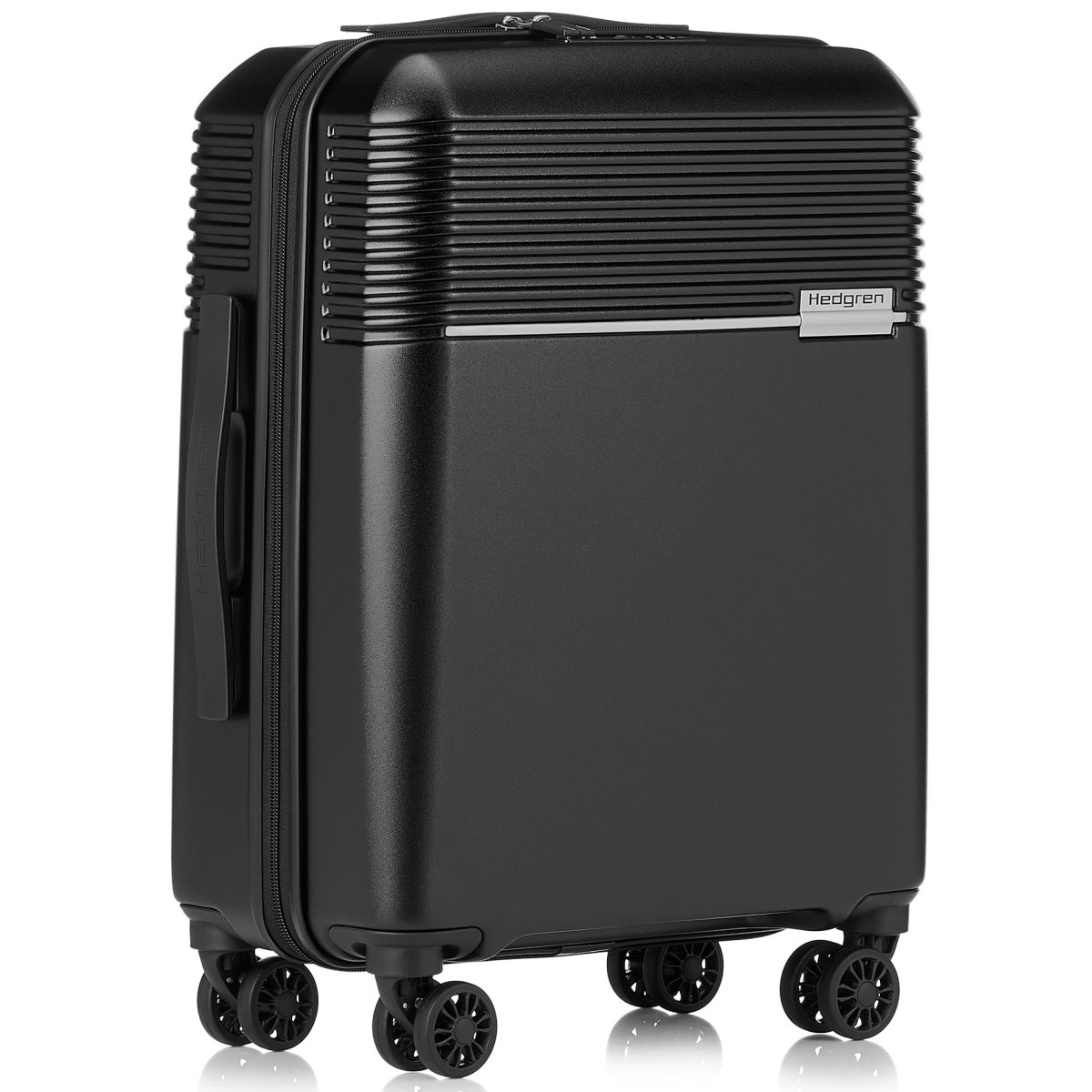 Stripe XS - Spinner Carry On 55cm Schwarz von Hedgren