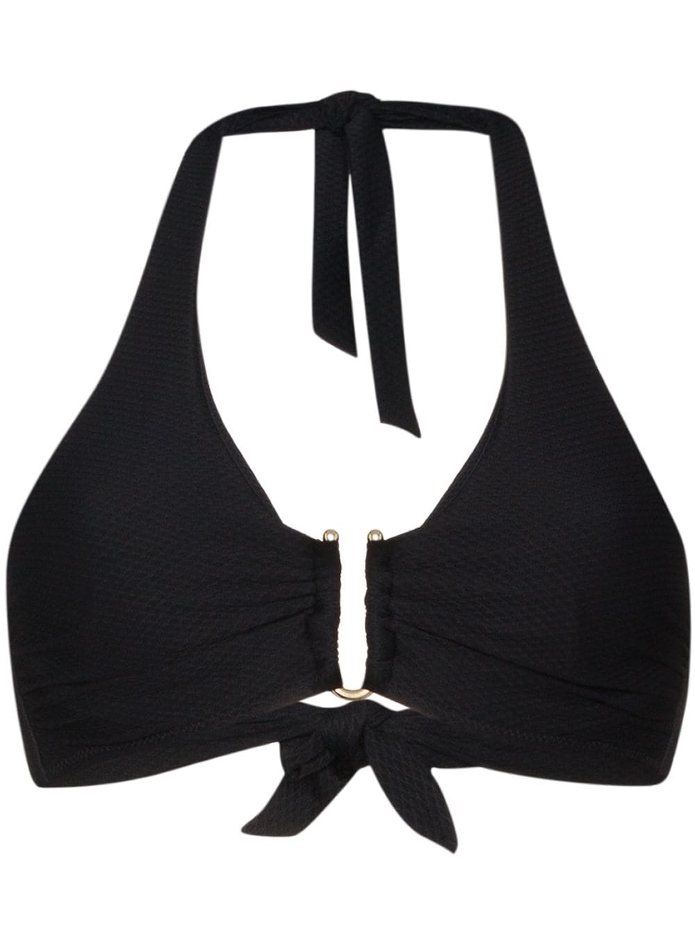 Heidi Klein Core halterneck bikini top - Black