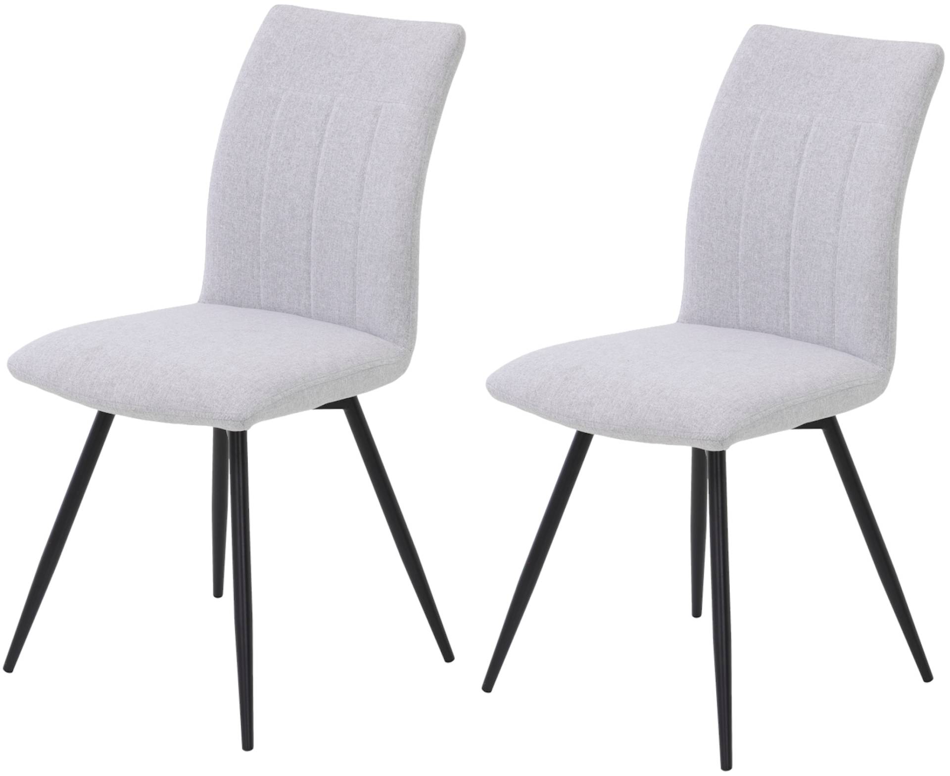 HELA Drehstuhl »Vierfussstuhl RIO«, (Set), 2 St., Webstoff, Esszimmerstuhl, 360° drehbar, gepolstert, Webstoff, 120kg belastbar von Hela