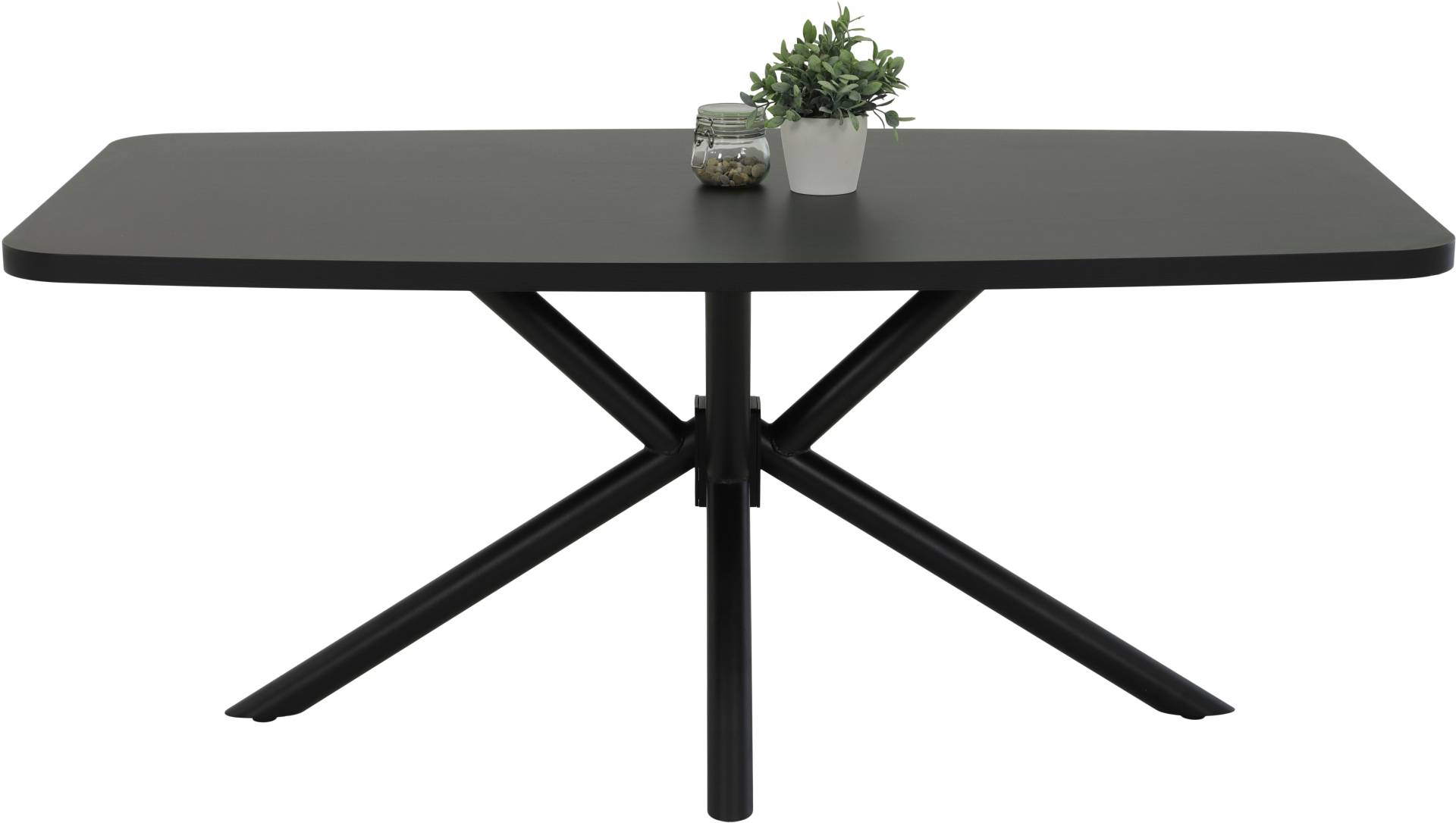 HELA Esstisch »JANA«, (1 St.), ABS-Kante, Melamin, bootsförmig, aufgedoppelt, Breite 180 cm von Hela