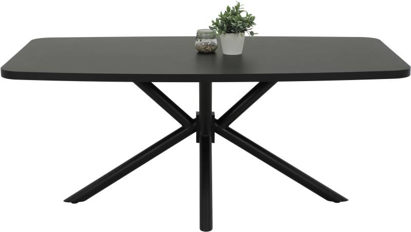 HELA Esstisch »JANA«, (1 St.), ABS-Kante, Melamin, bootsförmig, aufgedoppelt, Breite 180 cm von Hela