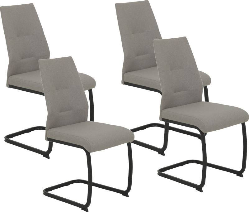 HELA Freischwinger »Ariana, Esszimmerstuhl«, (Set), 4 St., Zertifizierter "Waterfree" Stoff - sehr Robust, 140 kg belastbar von Hela