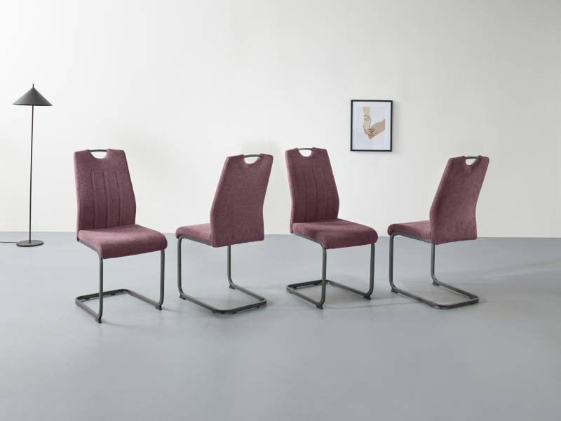 HELA Freischwinger »CHRISTINA«, (Set), 4 St., Webstoff, 1, 2 oder 4 Stück, Schwingstuhl von Hela