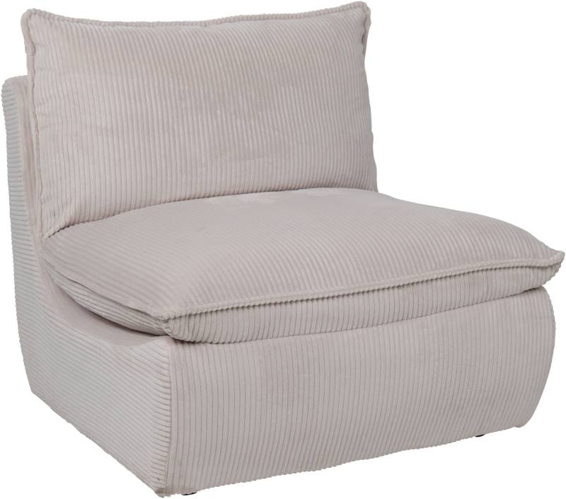 HELA Loungesessel »RHODOS«, (1 St.), Sessel;gepolstert;aufgesetztes Kissen;Microfaser;Breitcord von Hela