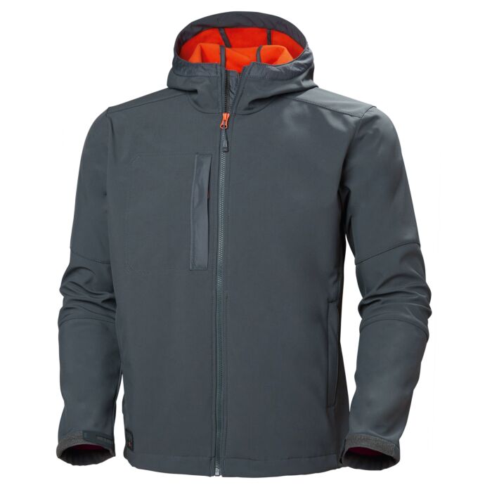 Helly Hansen Softshelljacke mit Innentaschen Kensington, grau, XXL von Helly Hansen Workwear