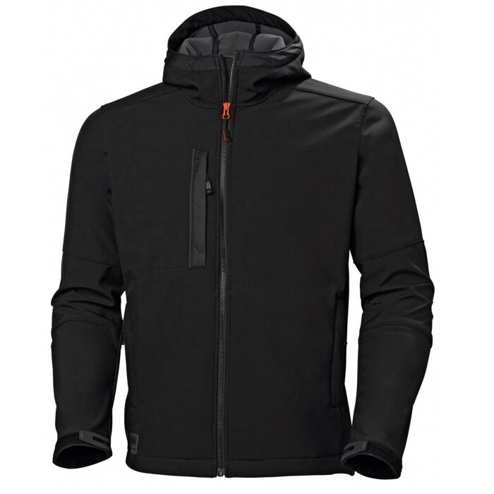 Helly Hansen Softshelljacke mit Innentaschen Kensington, schwarz, Xxxl von Helly Hansen Workwear