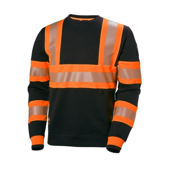 Helly Hansen ICU Sicherheits-Pullover, orange-anthrazit, M von Helly Hansen Workwear