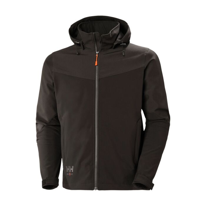 Helly Hansen Oxford Hooded Softshell, schwarz von Helly Hansen Workwear