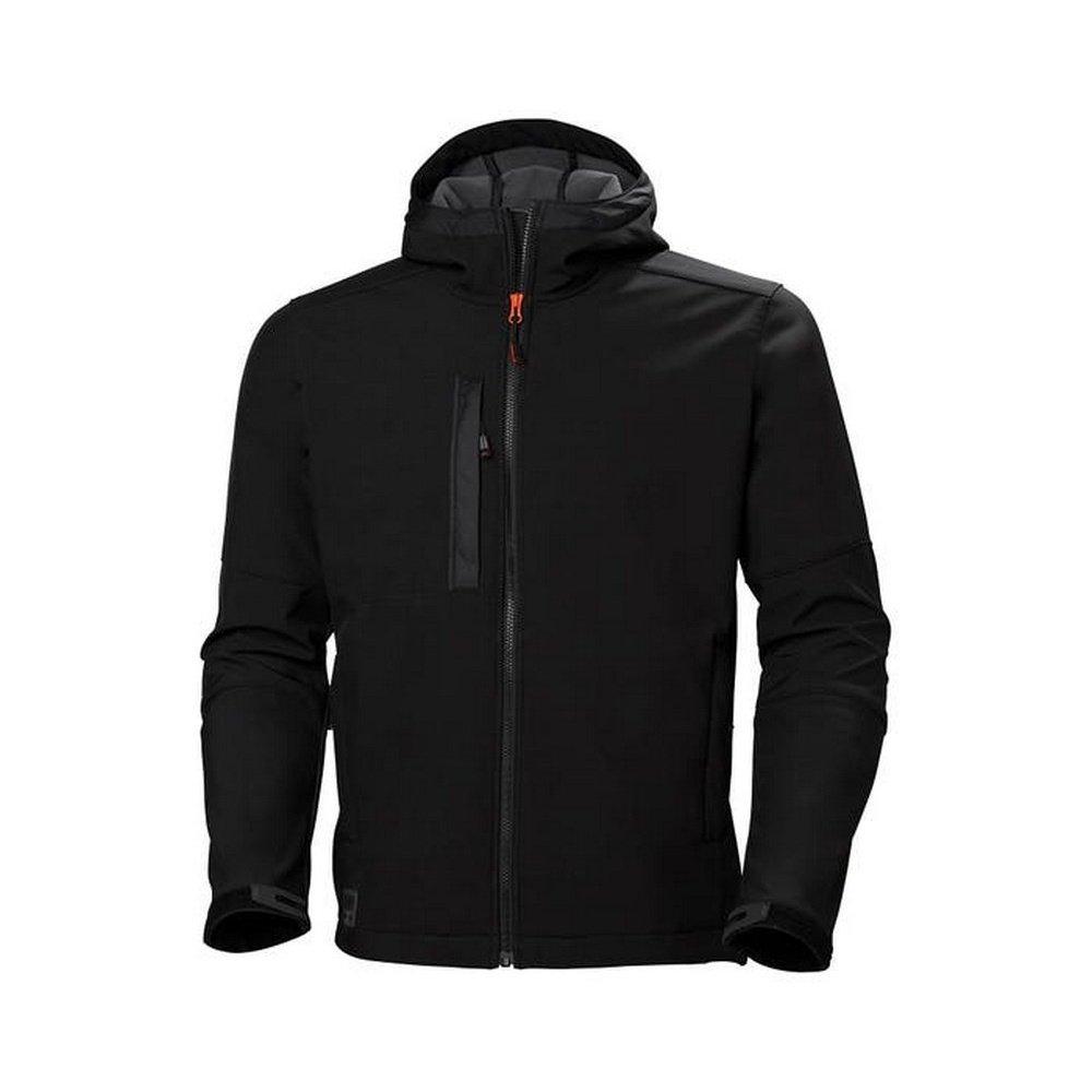 "kensington" Softshelljacke, Mit Kapuze Herren Schwarz L von Helly Hansen