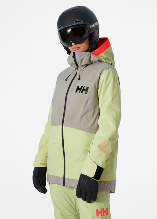 Helly Hansen W Powchaser 2.0 Jacket Ullr Skijacke lindgrün von Helly Hansen