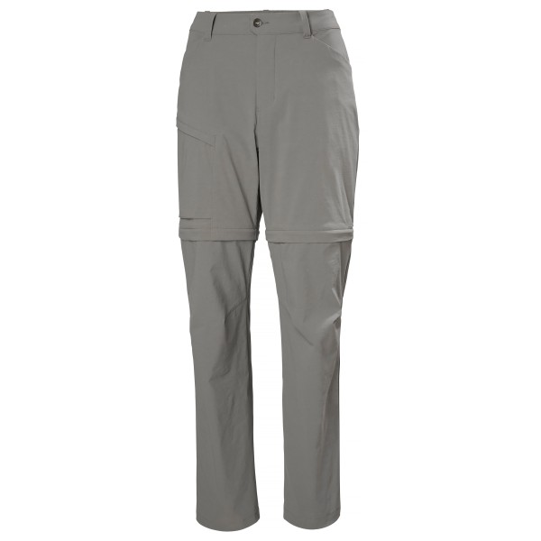 Helly Hansen - Women's Elv Light Zip Off Pant - Softshellhose Gr L;M;S;XL;XS grau;grau/türkis;schwarz von Helly Hansen