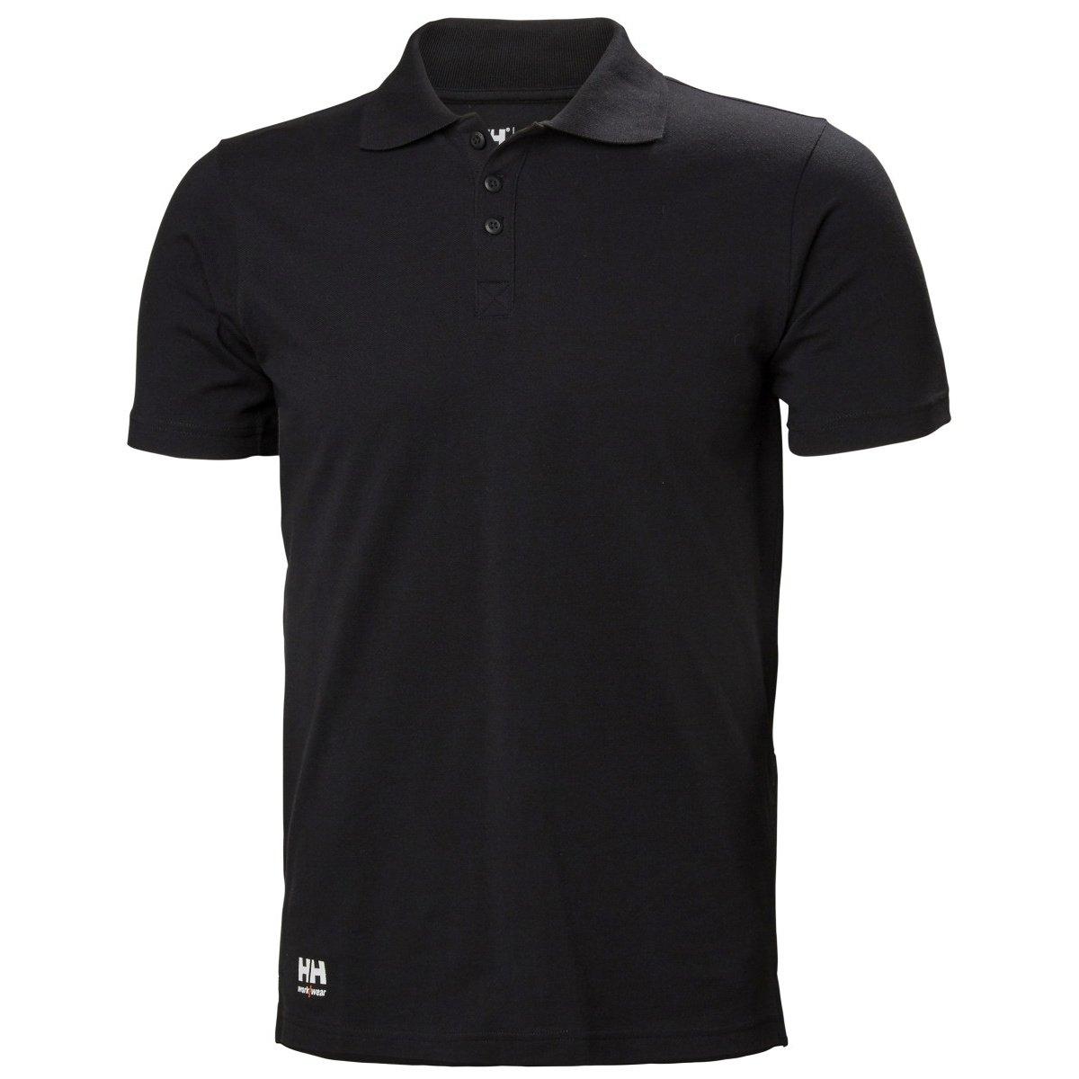 Manchester Poloshirt Herren Schwarz 3XL von Helly Hansen