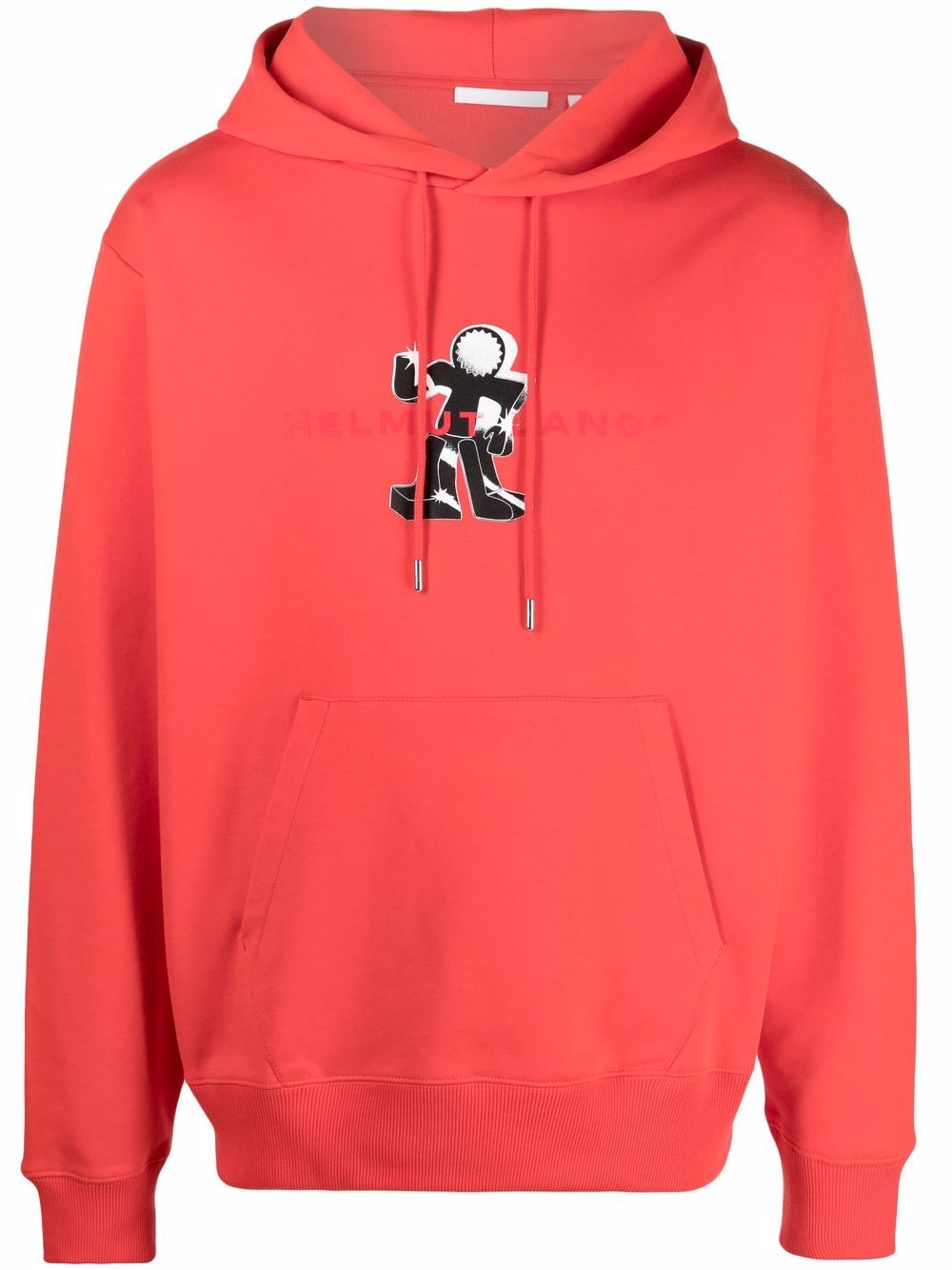 Helmut Lang Figure print hoodie - Red von Helmut Lang