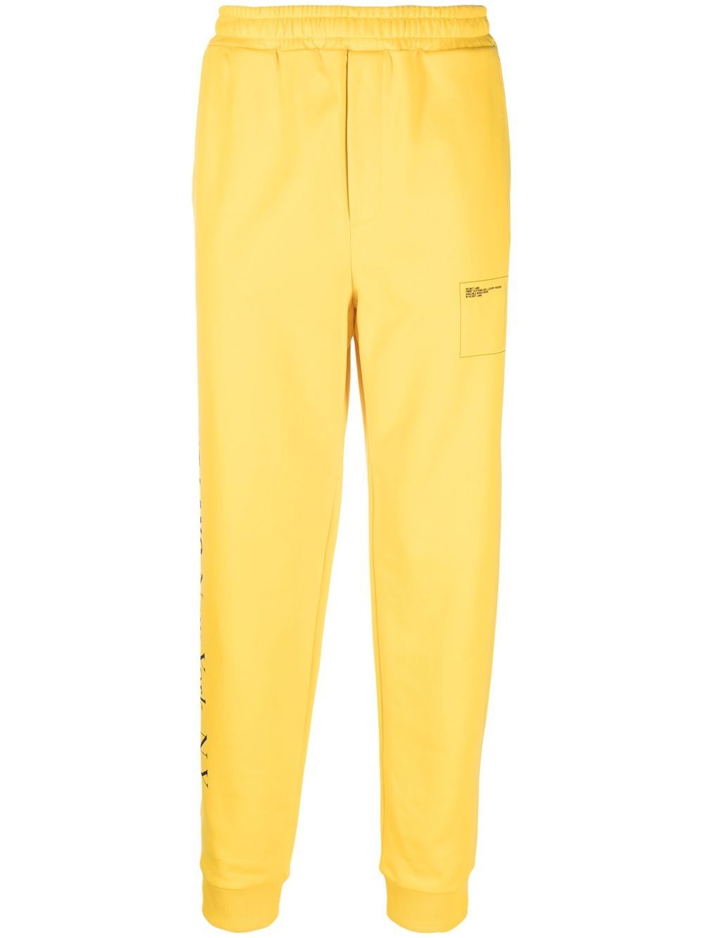 Helmut Lang New York Postcard track trousers - Yellow von Helmut Lang