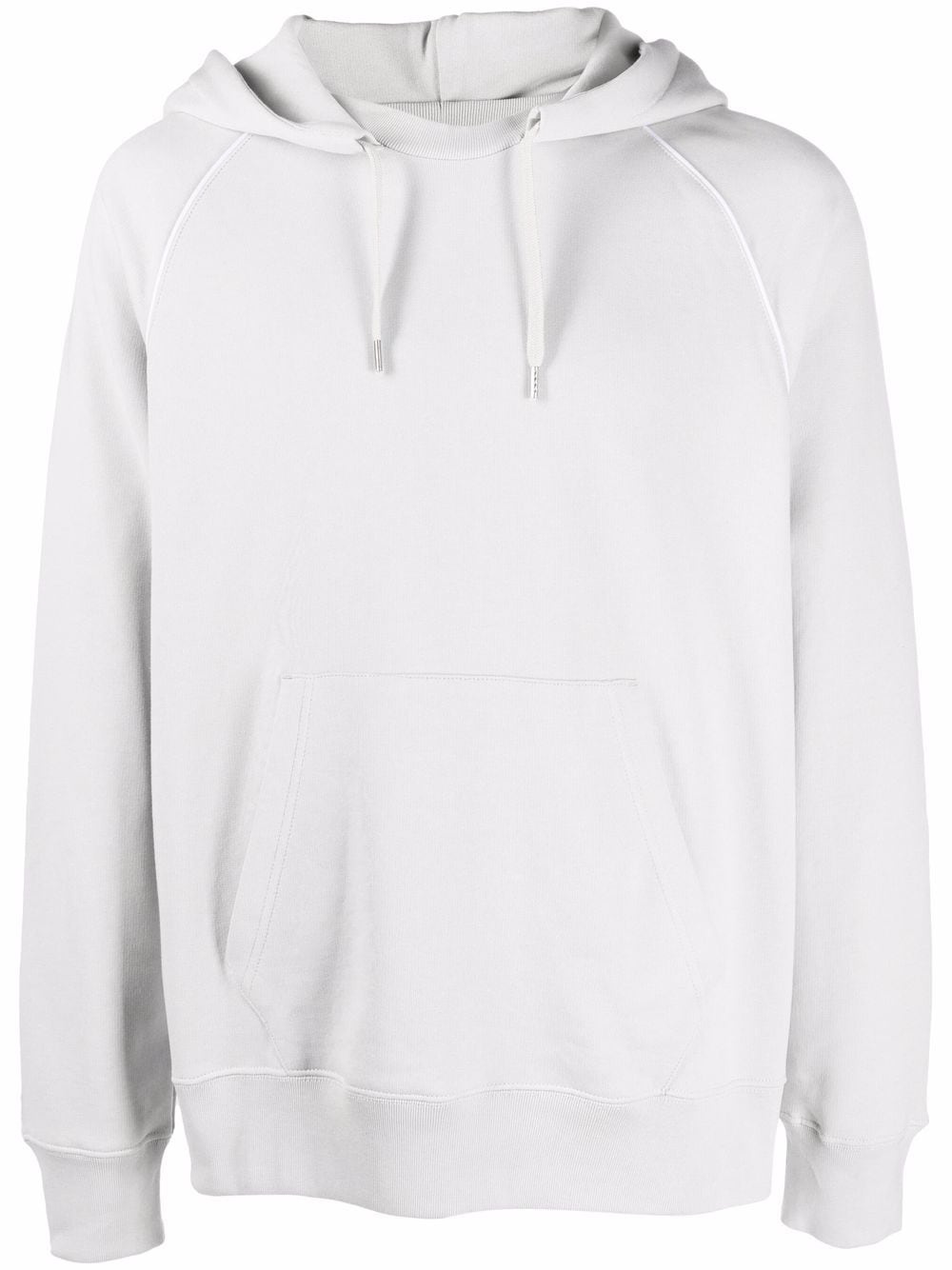 Helmut Lang back-logo cotton hoodie - Grey von Helmut Lang
