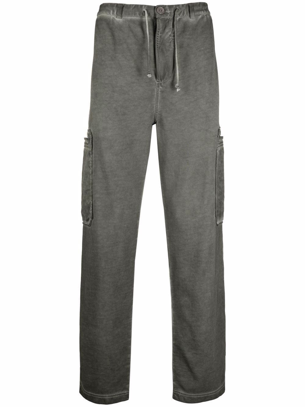 Helmut Lang cargo track pants - Green von Helmut Lang