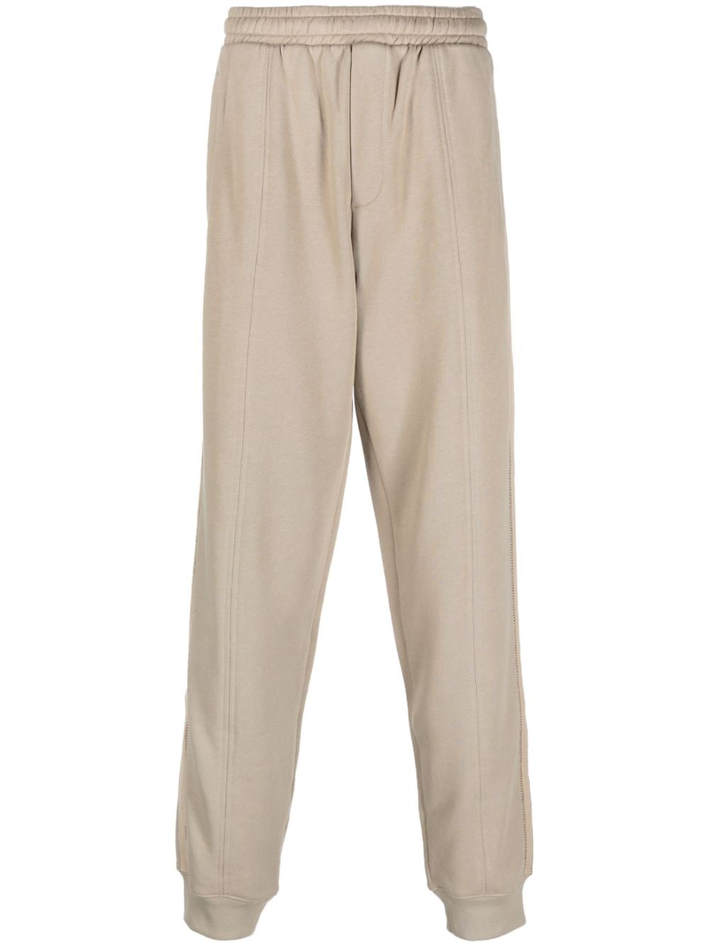 Helmut Lang elasticated-waist cotton track pants - Neutrals von Helmut Lang