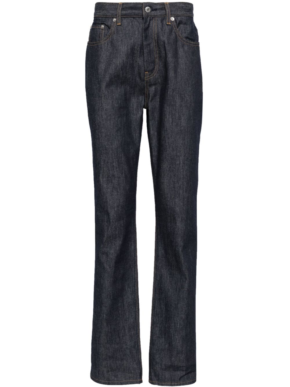 Helmut Lang high-rise straight-leg jeans - Blue von Helmut Lang