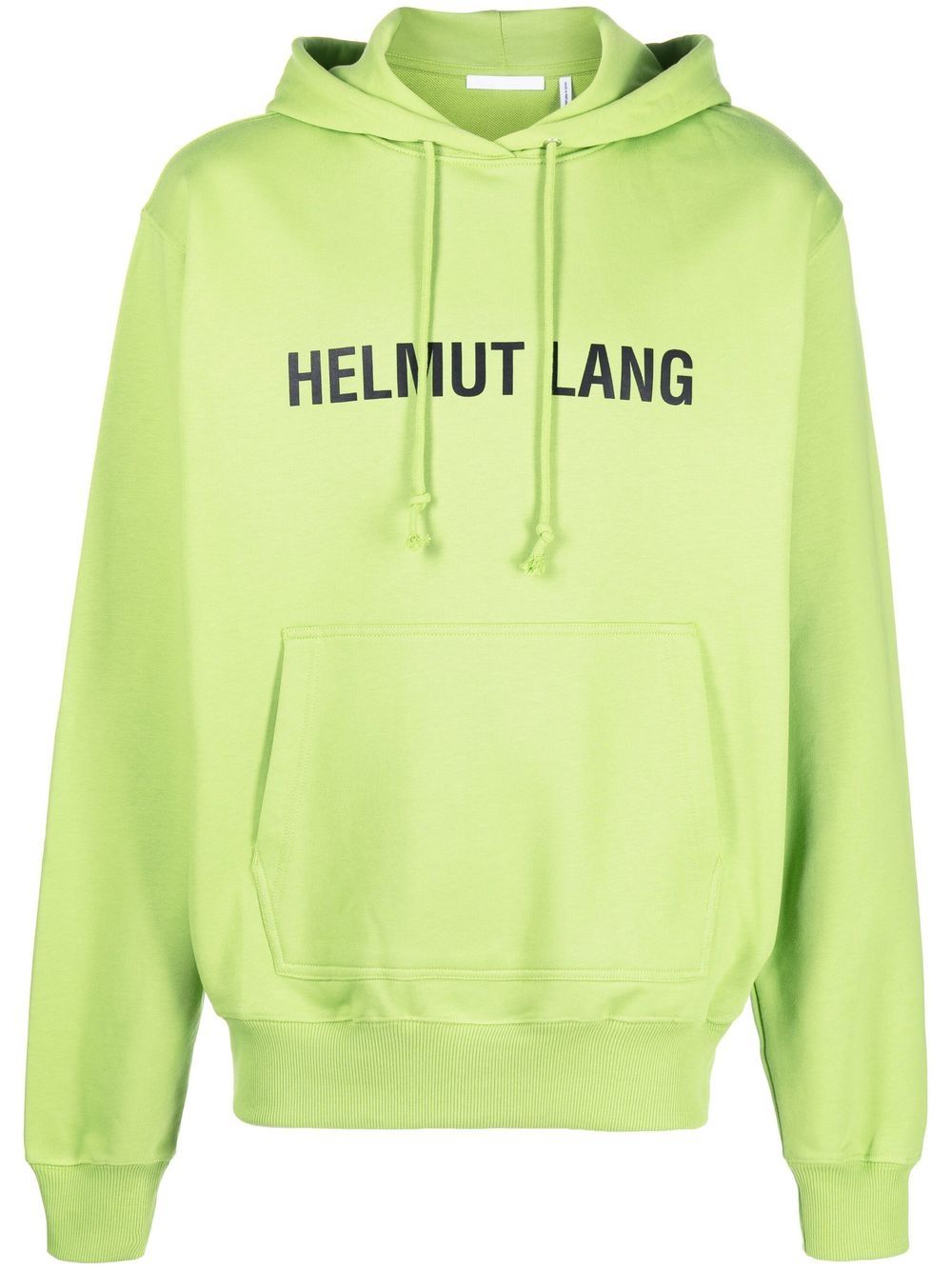 Helmut Lang logo print hoodie - Green von Helmut Lang