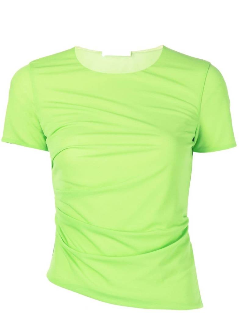Helmut Lang ruched-detail T-shirt - Green von Helmut Lang
