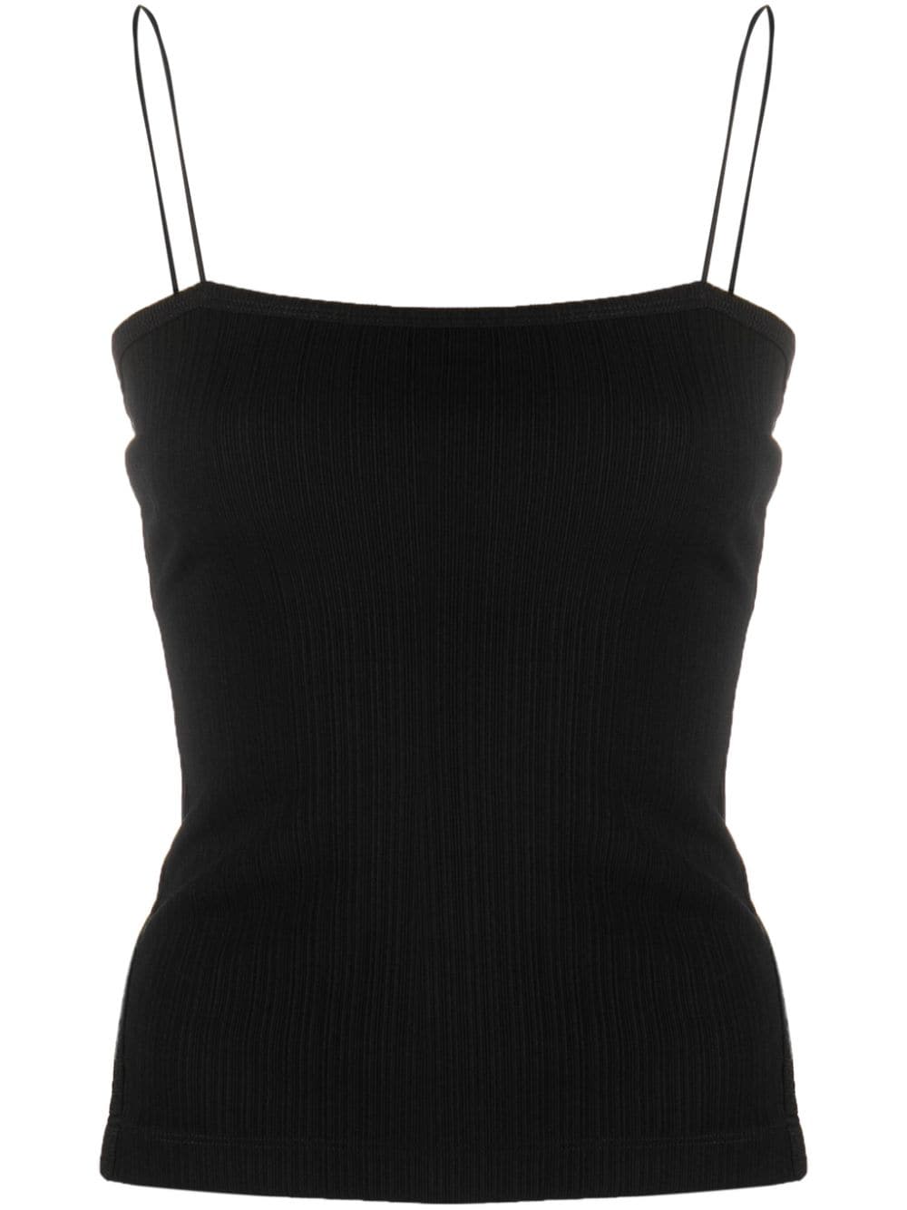 Helmut Lang spaghetti-strap ribbed top - Black von Helmut Lang