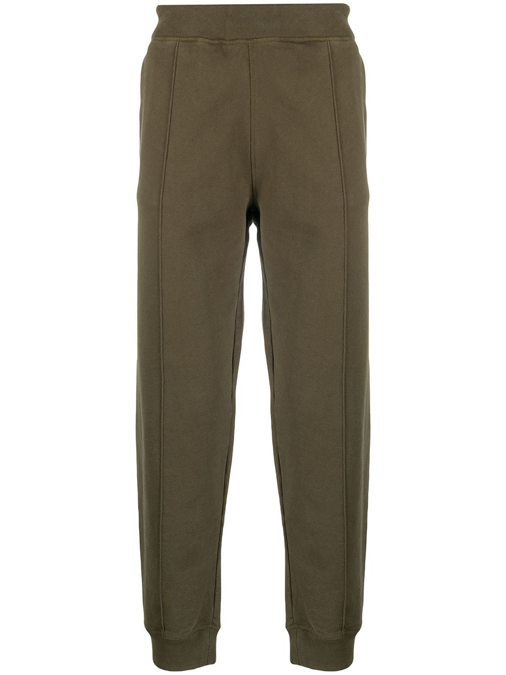 Helmut Lang strapped cotton track trousers - Green von Helmut Lang