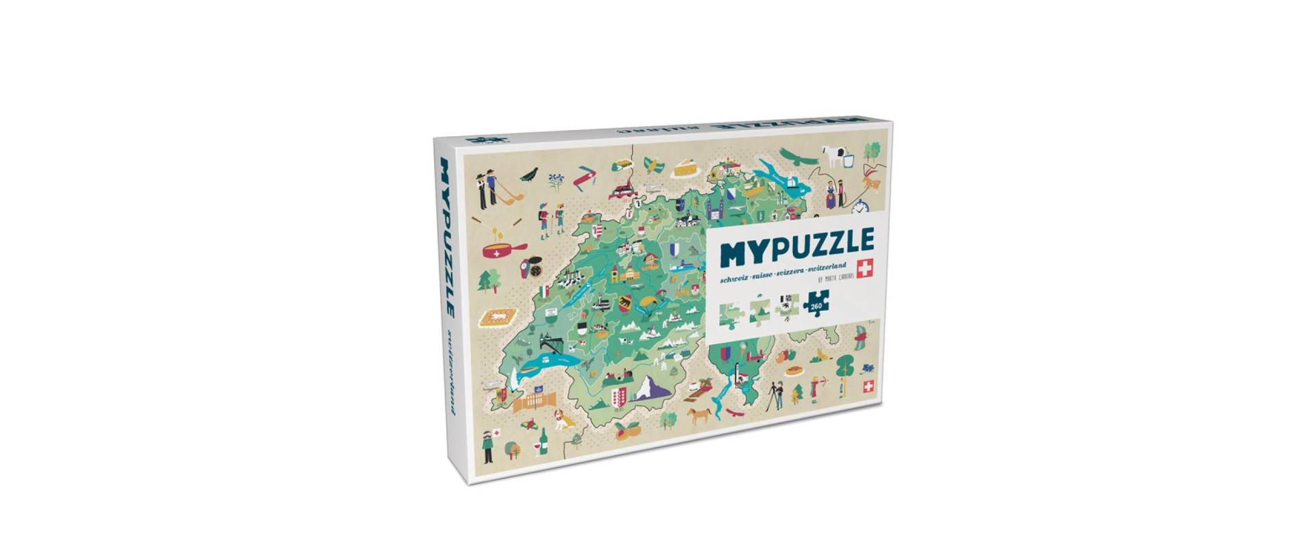Helvetiq Puzzle »Switzerland« von Helvetiq