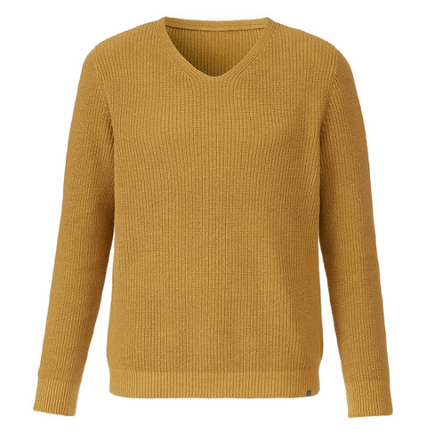 Pullover aus Hanf und Bio-Baumwolle, honig XL von HempAge