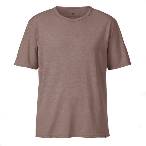 T-Shirt aus Hanf mit Bio-Baumwolle, grau XXL von HempAge