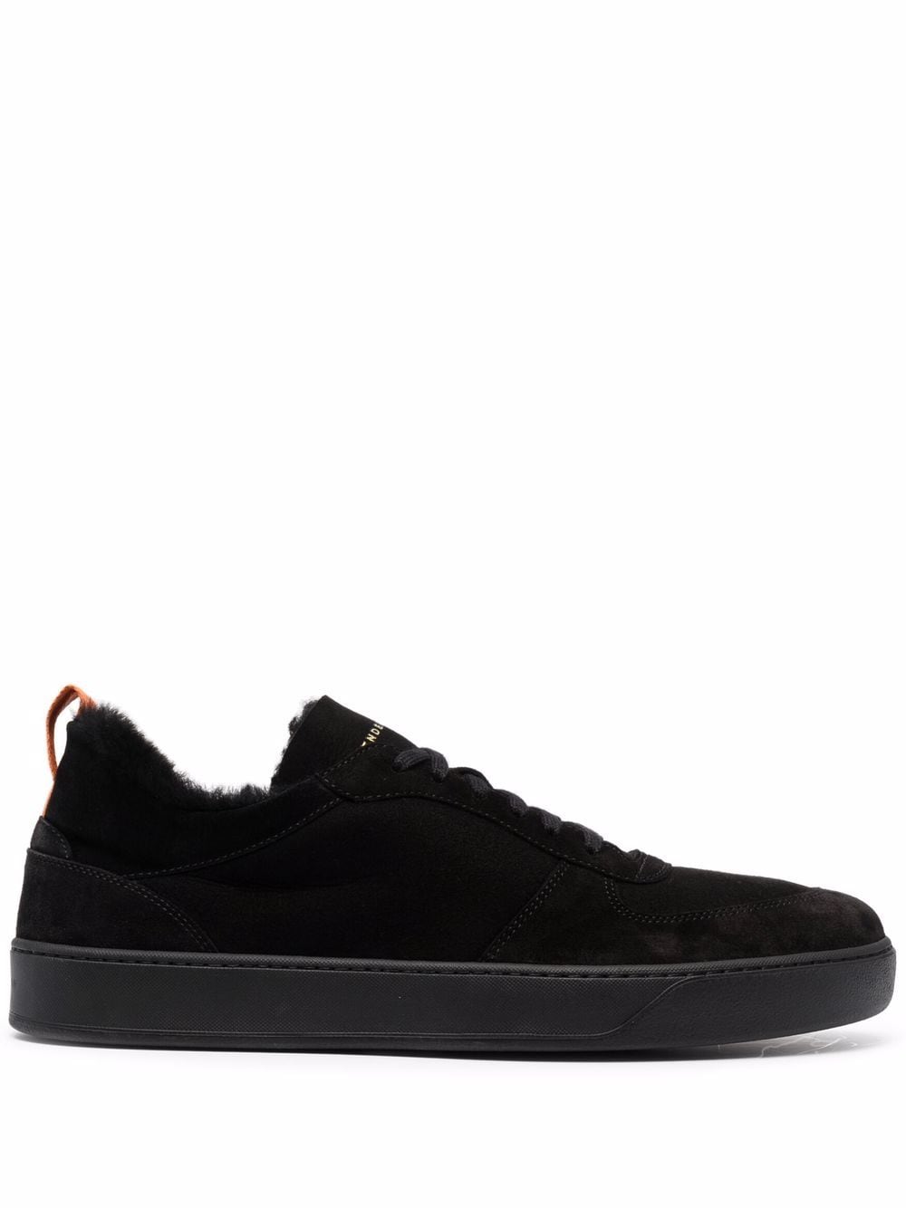 Henderson Baracco almond toe lace-up sneakers - Black von Henderson Baracco