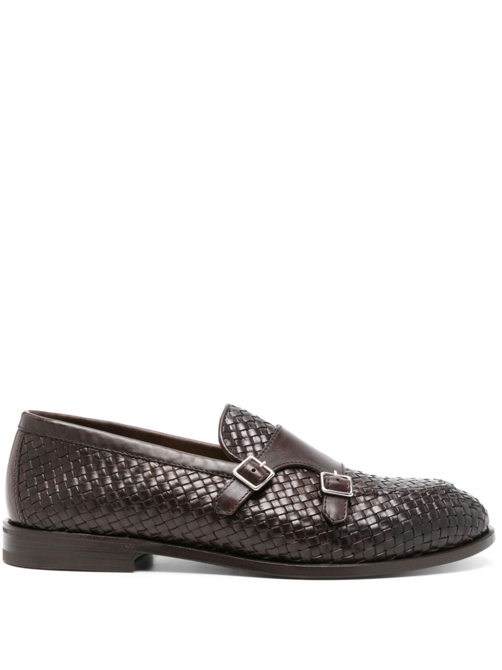 Henderson Baracco interwoven leather buckled loafers - Brown von Henderson Baracco