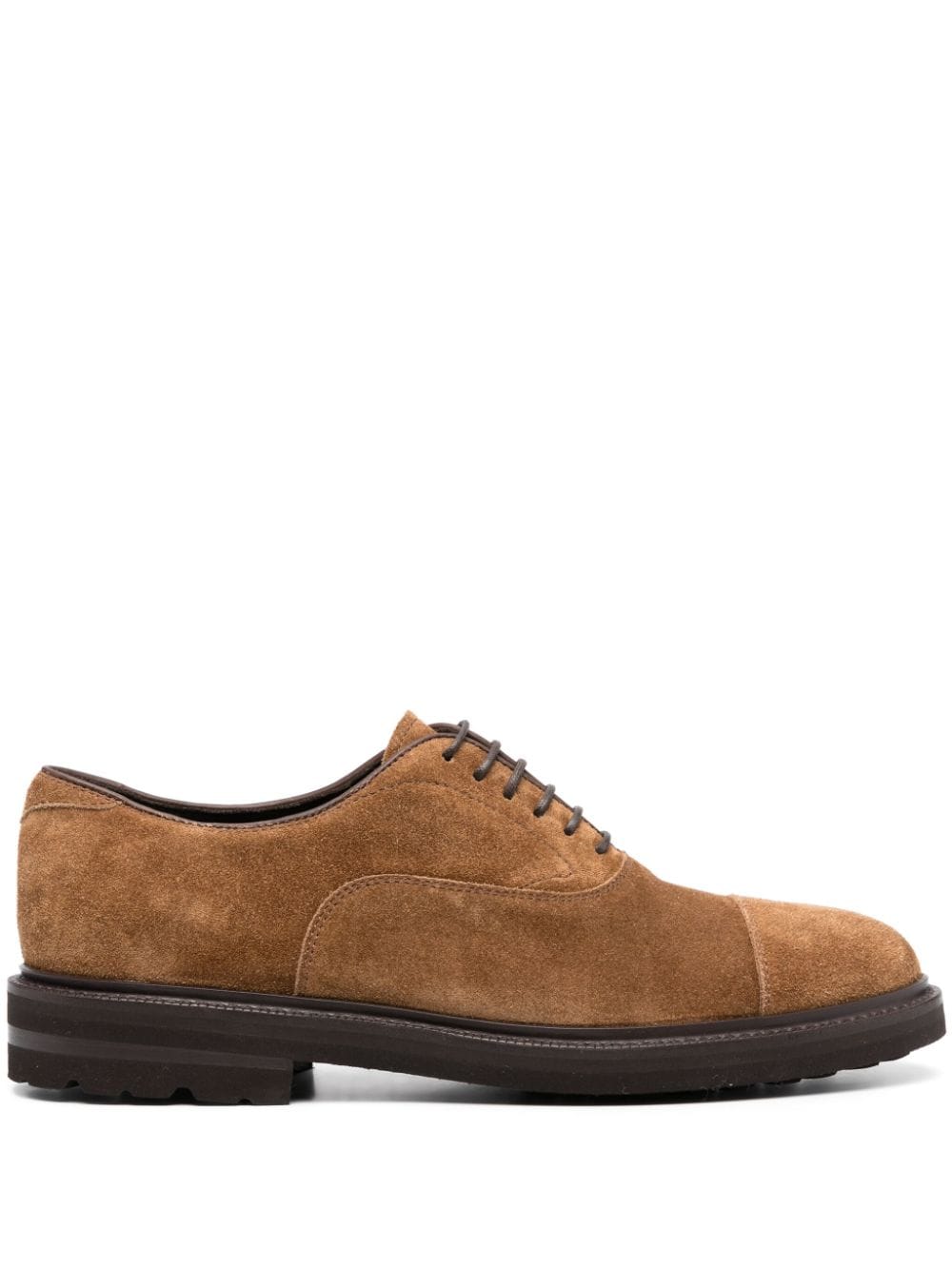 Henderson Baracco lace-up suede oxford shoes - Brown von Henderson Baracco