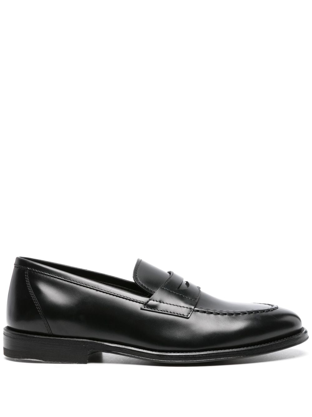 Henderson Baracco leather penny loafers - Black von Henderson Baracco