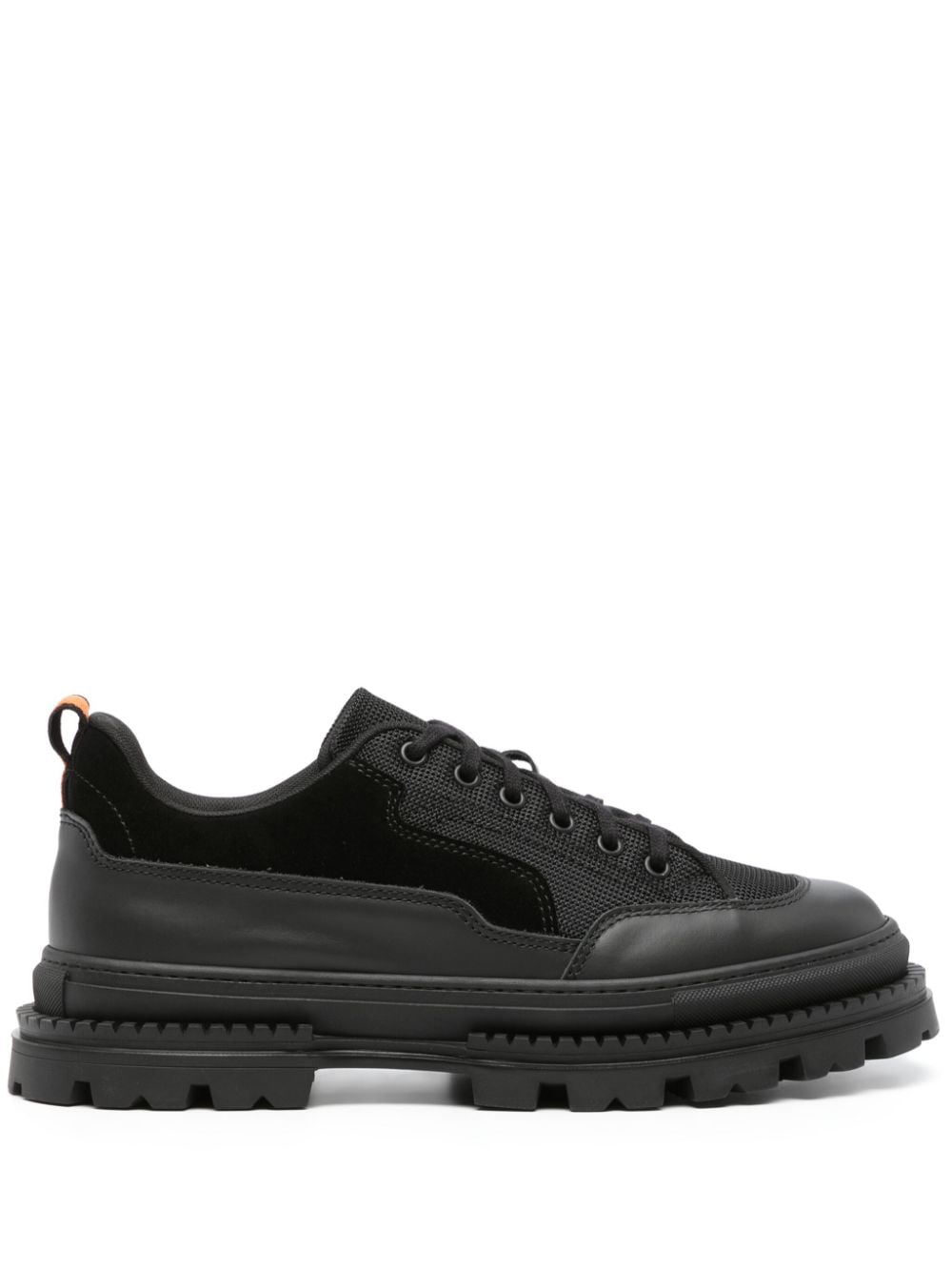 Henderson Baracco panelled lace-up sneakers - Black von Henderson Baracco