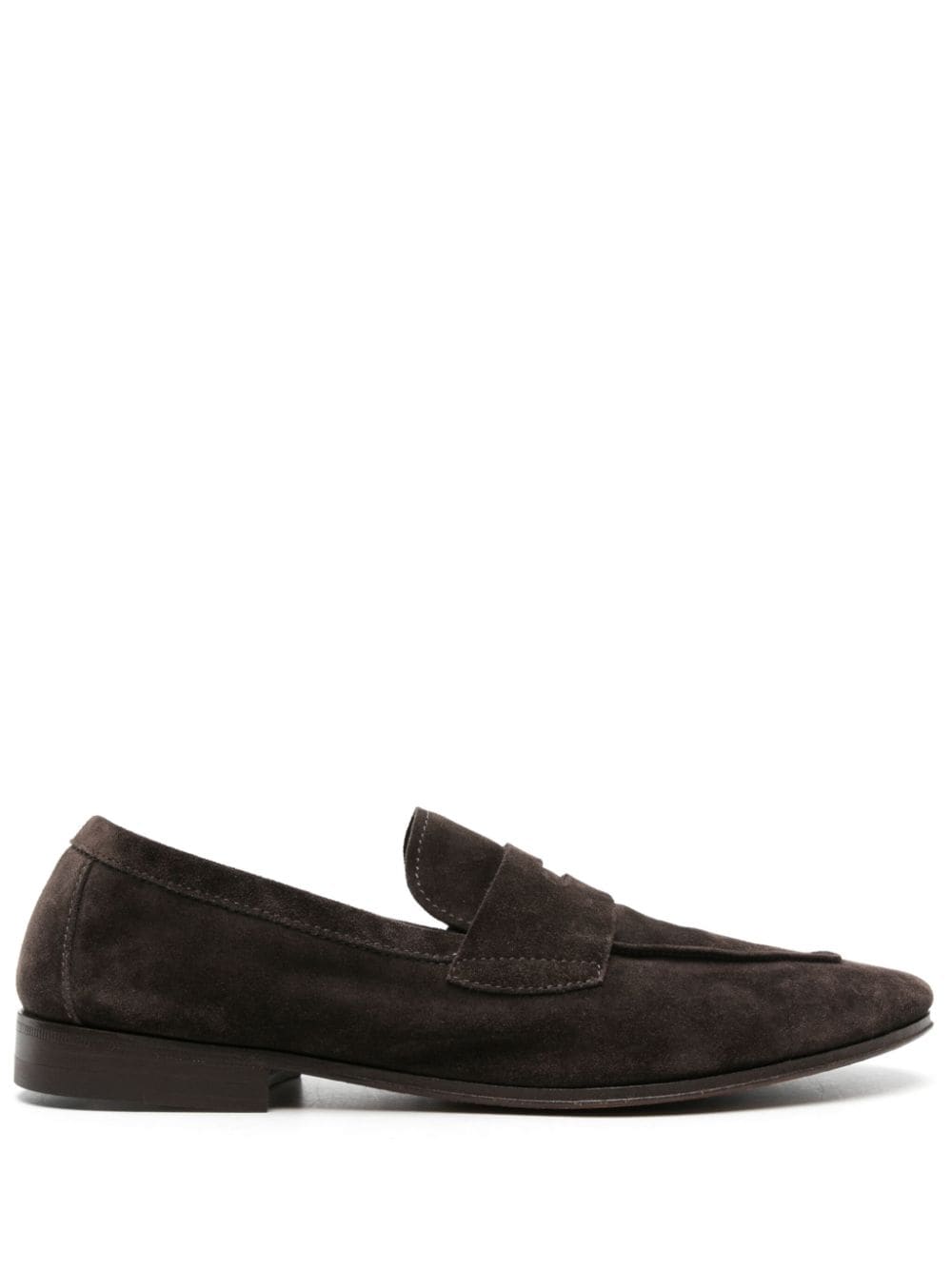 Henderson Baracco penny-slot suede loafers - Brown von Henderson Baracco