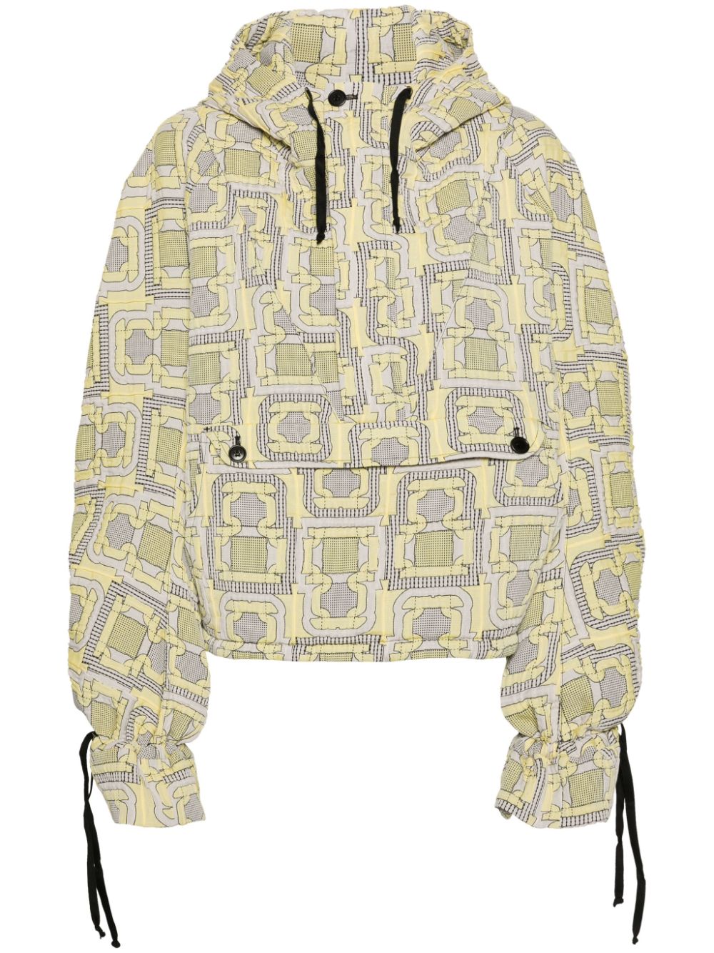 Henrik Vibskov Delivery pattern-jacquard anorak - Yellow von Henrik Vibskov