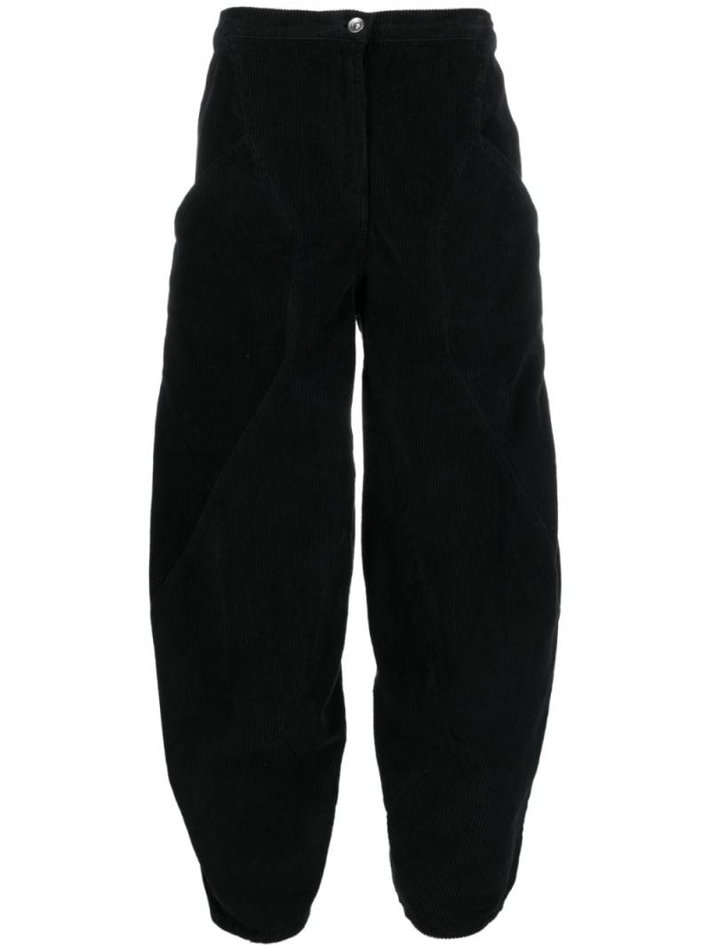 Henrik Vibskov Digi tapered-leg corduroy trousers - Black von Henrik Vibskov