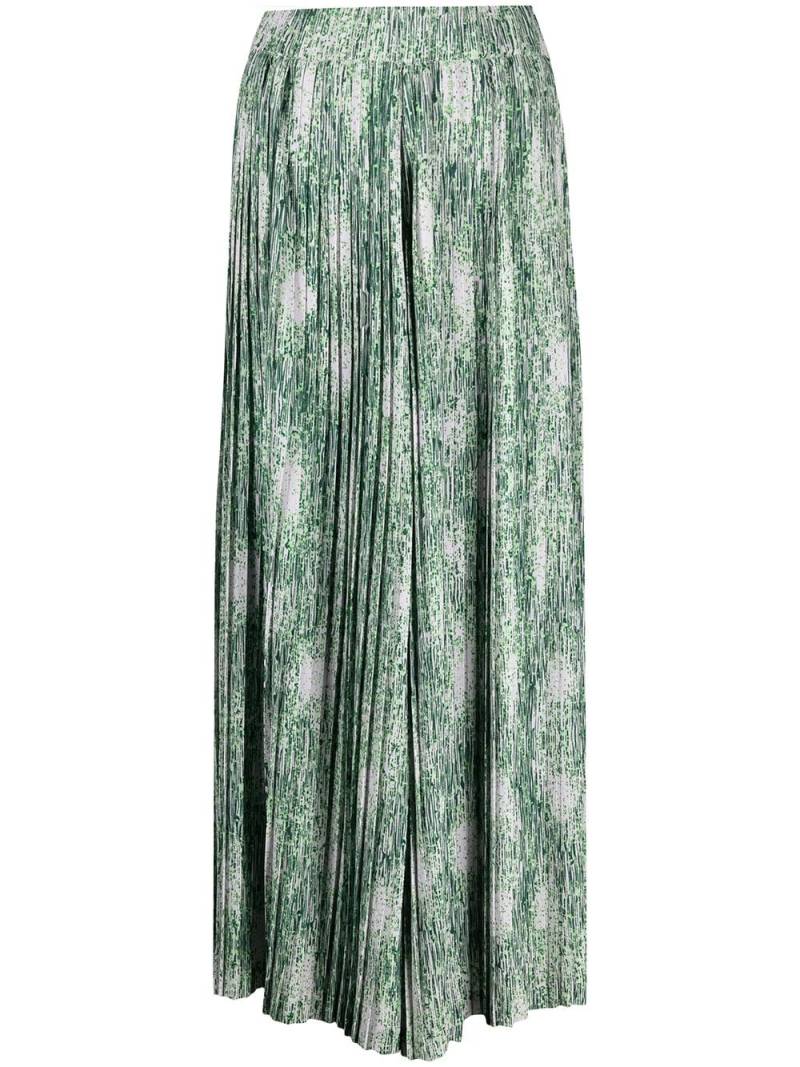 Henrik Vibskov Jelly plisse palazzo trousers - Green von Henrik Vibskov