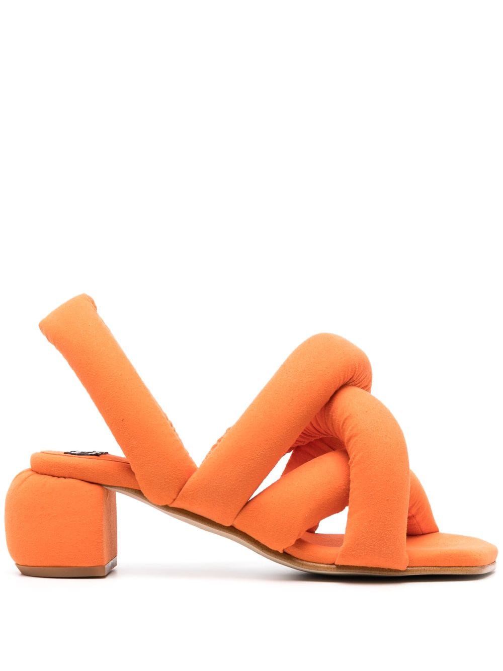 Henrik Vibskov Sausage 60mm crossover-strap sandals - Orange von Henrik Vibskov