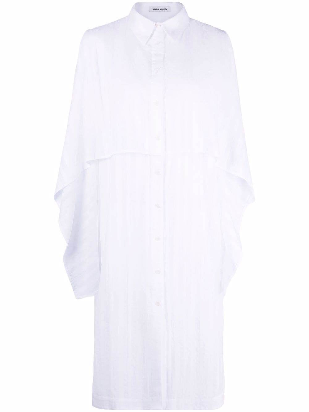 Henrik Vibskov Slip shirt dress - White von Henrik Vibskov